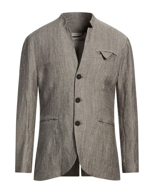 Nostrasantissima Gray Blazers for men