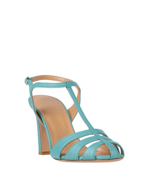 A.Bocca Blue Sandals Leather