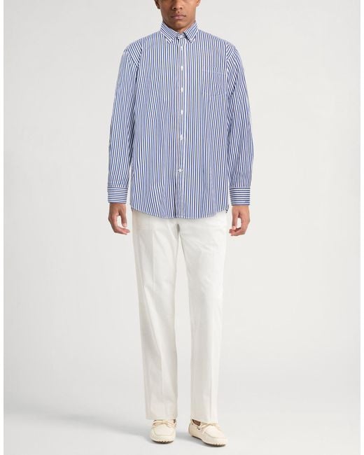 Paul & Shark Blue Shirt Cotton for men