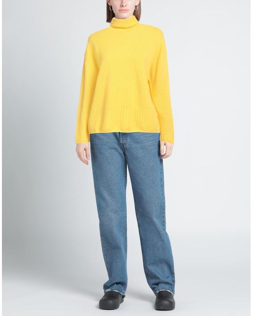 Aragona Yellow Turtleneck