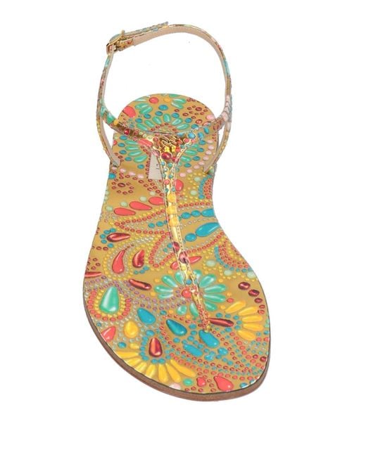 Casadei Natural Thong Sandal
