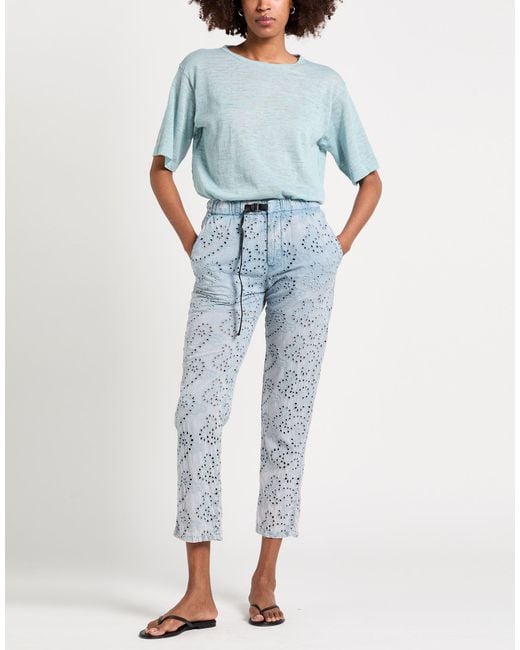 White Sand Blue Trouser