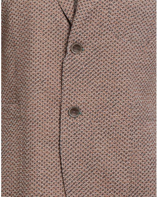 Bob Brown Rust Blazer Cotton, Polyester, Elastane for men