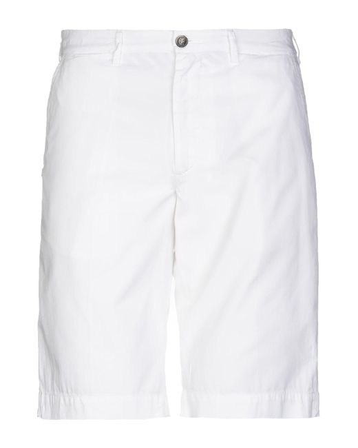 40weft White Shorts & Bermuda Shorts Cotton for men