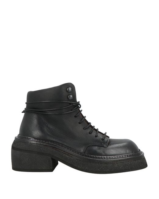 Marsèll Women's Black Ankle Boots Calfskin