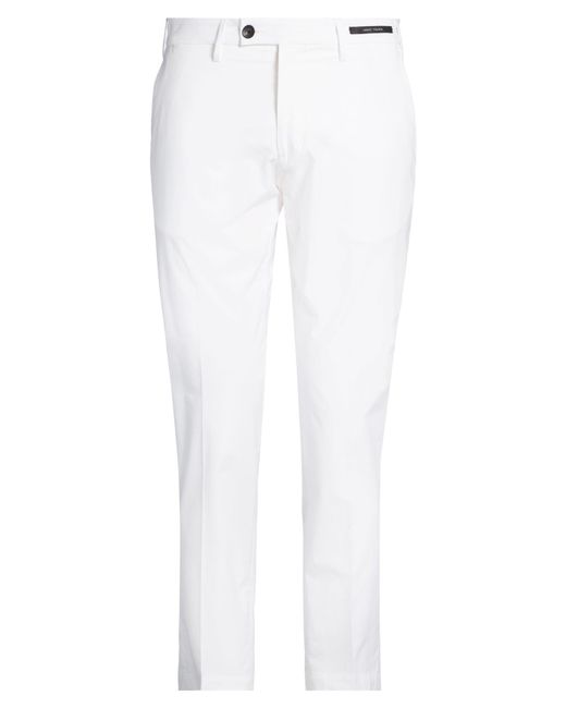 Michael Coal White Pants Lyocell, Cotton, Elastane for men