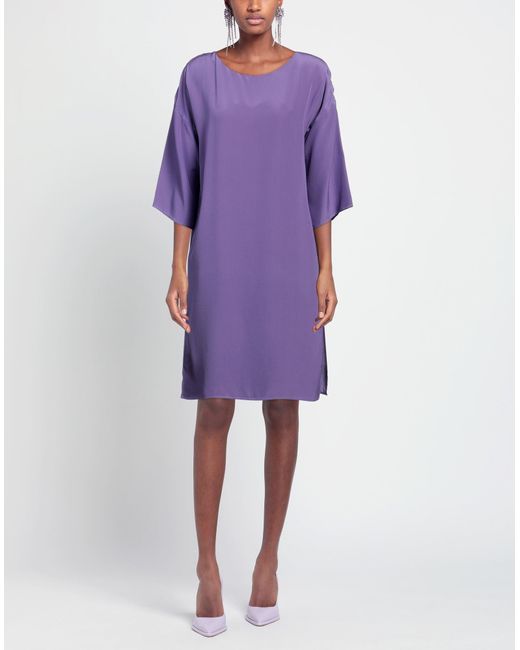 Stephan Janson Purple Mini Dress