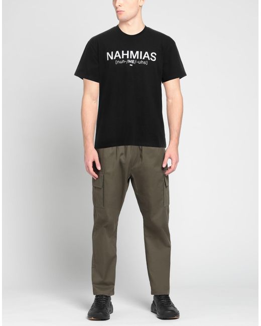 NAHMIAS Black T-shirt for men