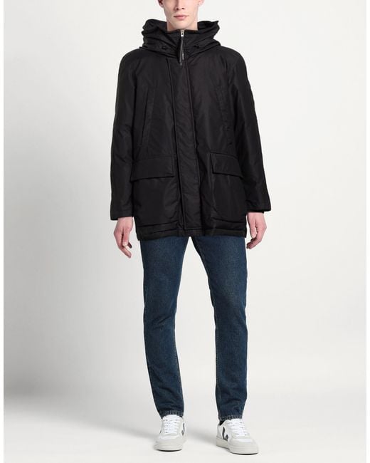 Spiewak Black Puffer Recycled Nylon, Organic Cotton for men