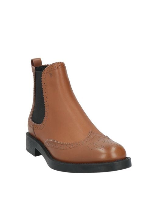 Tod's Brown Stiefelette