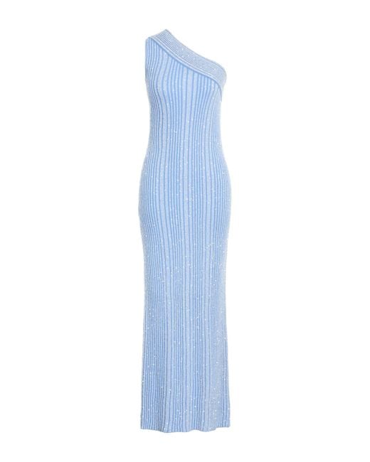 Missoni Blue Maxi Dress Viscose, Polyester, Polyamide
