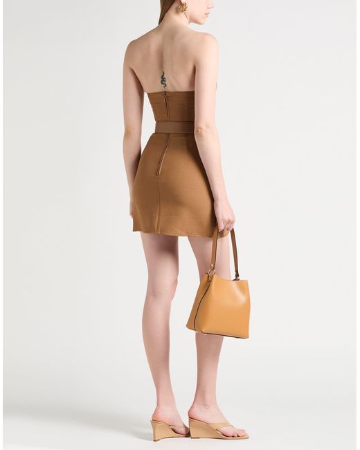 Robe courte Elisabetta Franchi en coloris Brown