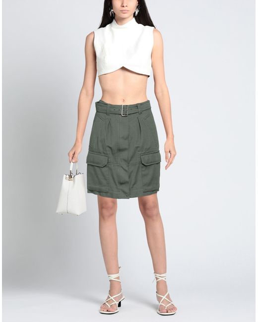 Weekend by Maxmara Green Mini Skirt