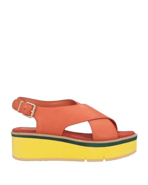 Rahya Grey Orange Sandals