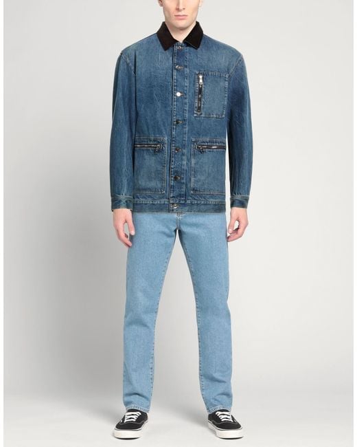 Dolce & Gabbana Blue Denim Outerwear Cotton for men