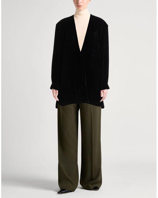 Rick Owens Black Jacket Viscose, Silk