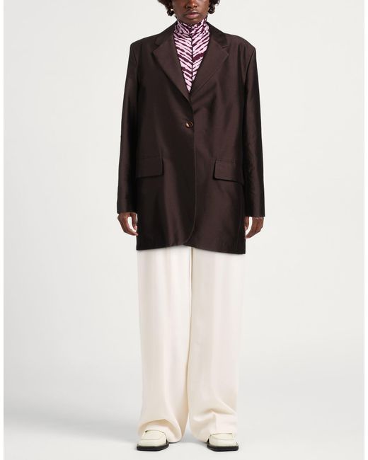Barena Black Blazer Cotton, Polyamide