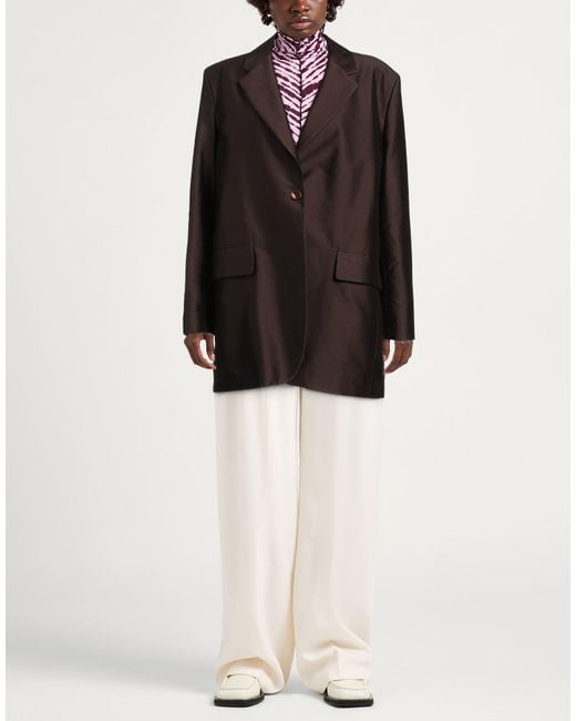Barena Black Blazer Cotton, Polyamide