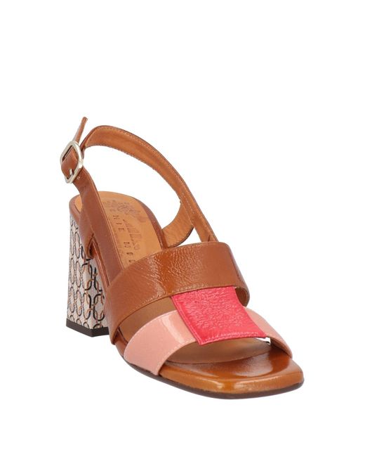 Chie Mihara Brown Camel Sandals Leather