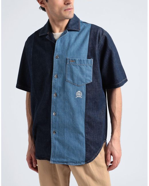 Camisa vaquera Tommy Hilfiger de hombre de color Blue