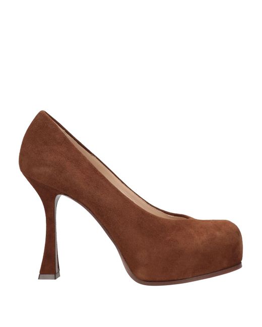 Casadei Brown Pumps Leather