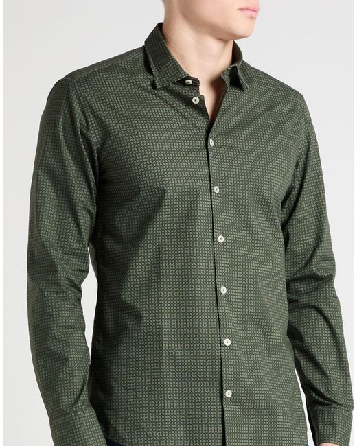 Camisa BASTONCINO de hombre de color Green