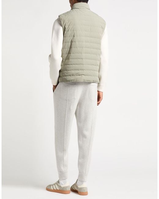 Brunello Cucinelli Gray Vest Polyamide, Elastane for men