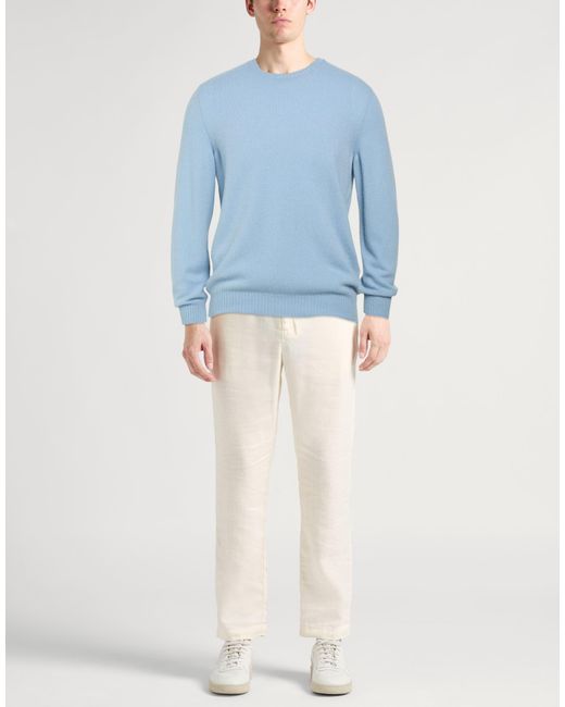 Fedeli Blue Jumper for men
