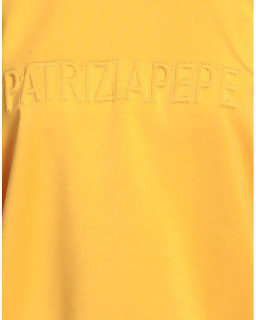 Sweat-shirt Patrizia Pepe en coloris Yellow