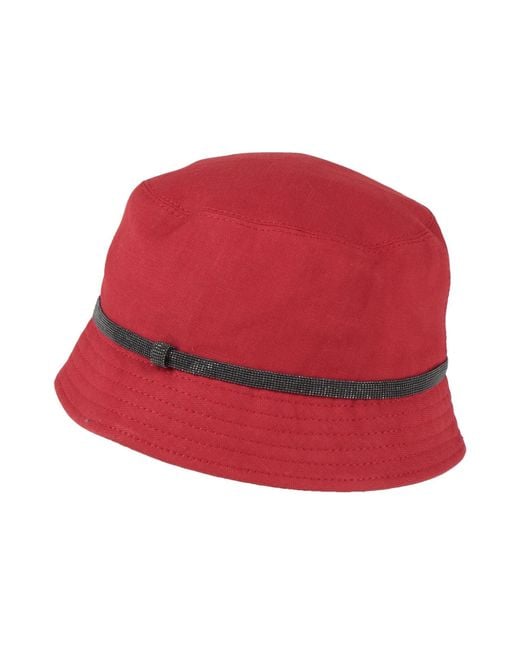Brunello Cucinelli Red Hat