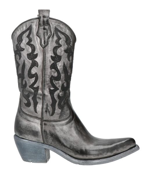 LEMARGO Gray Ankle Boots