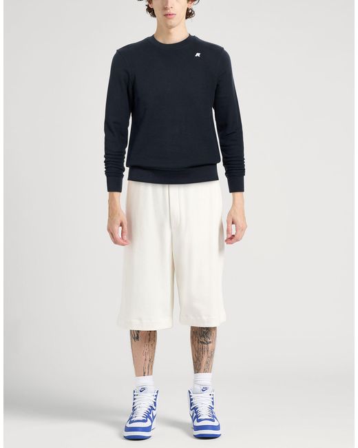 K-Way Blue Midnight Sweatshirt Cotton, Polyamide for men
