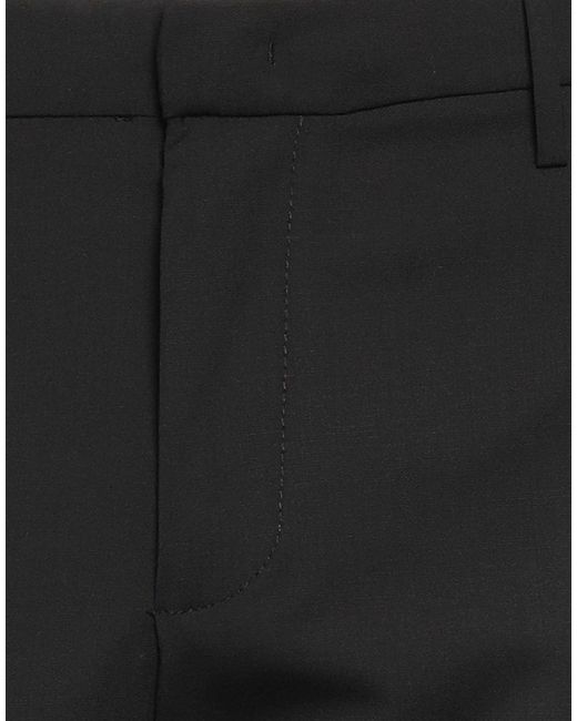 Dondup Black Pants Virgin Wool, Elastane, Polyester for men
