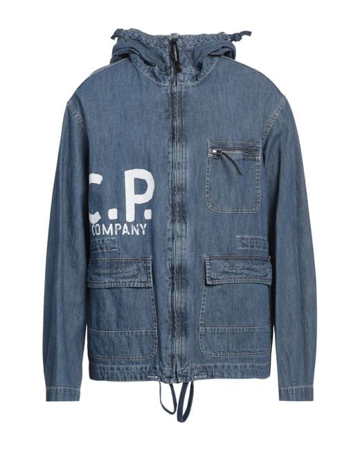 Capospalla Jeans di C P Company in Blue da Uomo