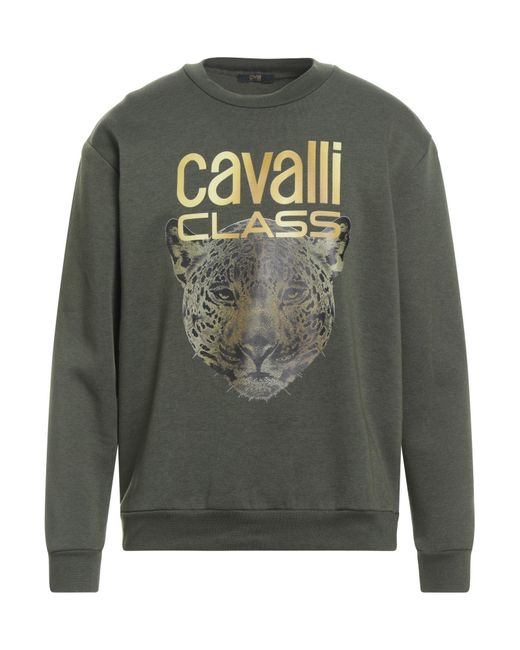 Roberto Cavalli Gray Sweatshirt for men