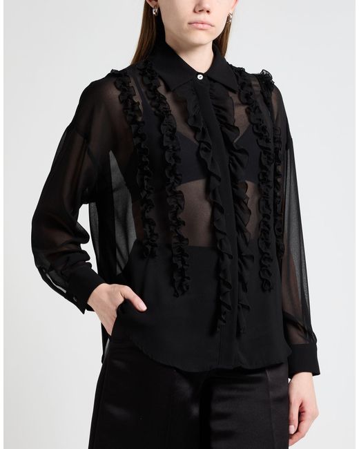 P.A.R.O.S.H. Black Shirt Polyester