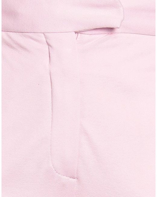 Circolo 1901 Pink Pants Cotton, Elastane