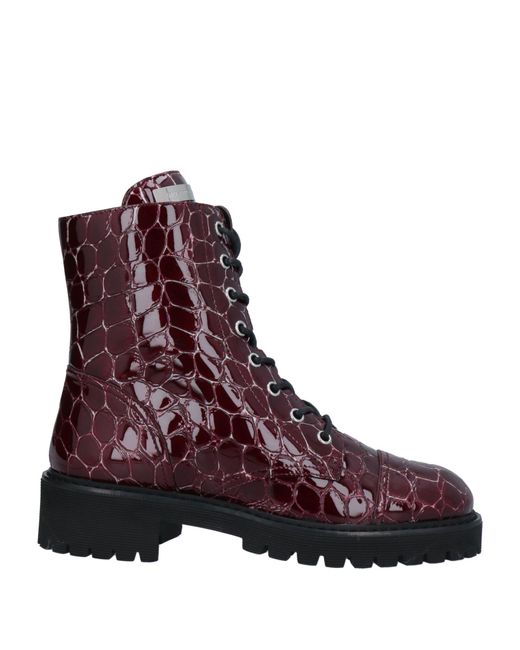 Giuseppe Zanotti Purple Ankle Boots