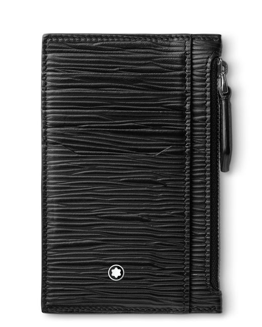 Montblanc Black Document Holder Soft Leather for men