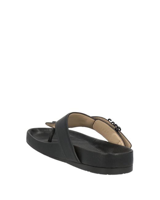 Loewe Black Thong Sandal