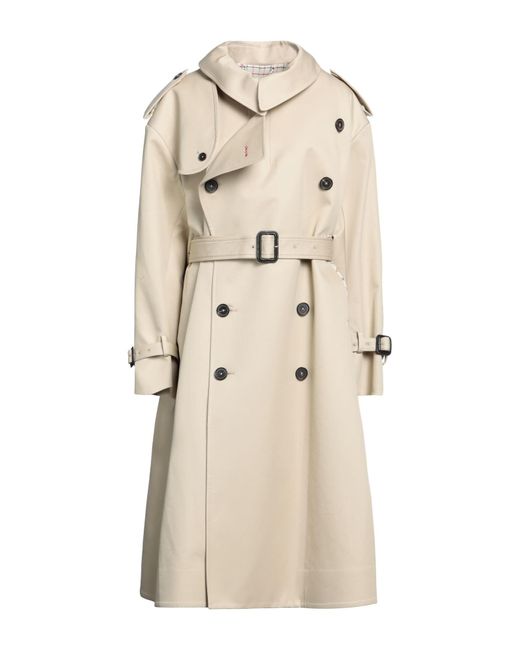 Maison Margiela Natural Overcoat & Trench Coat