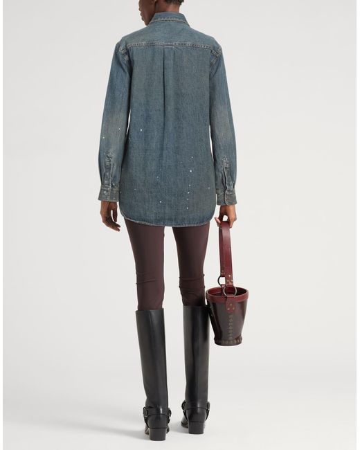 Camisa vaquera Helmut Lang de color Blue