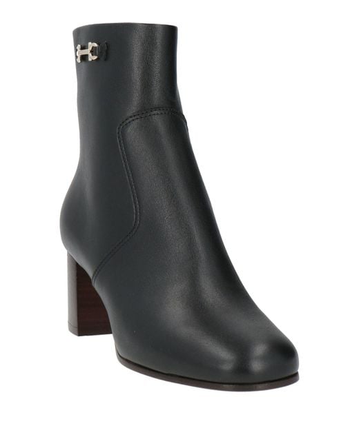 Ferragamo Black Ankle Boots Calfskin