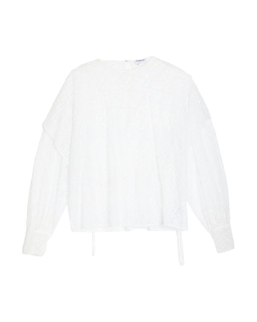Dondup White Top Viscose, Polyamide, Polyester