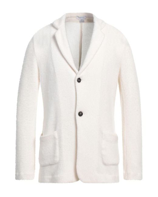 Avant Toi White Ivory Cardigan Cashmere for men