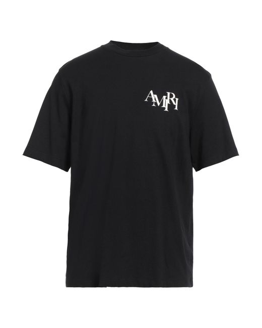 Amiri Black T-Shirt Cotton for men