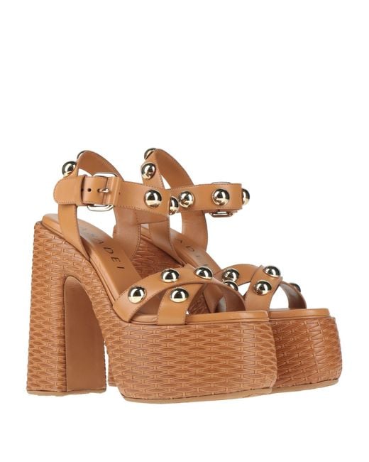 Casadei Natural Sandals