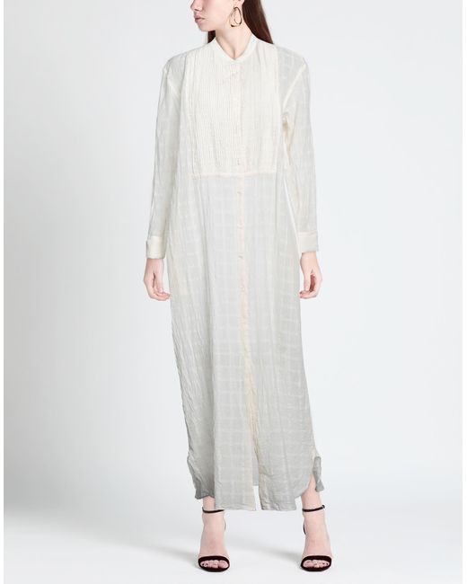 Aspesi White Maxi Dress