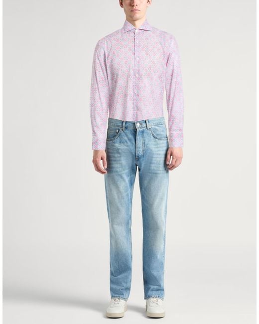 Fedeli Pink Shirt for men