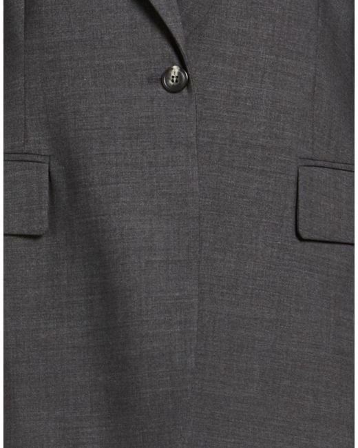 Eleventy Black Blazer Wool, Elastane